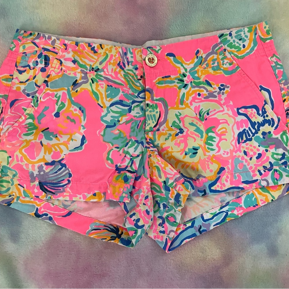 Size 4 Lilly Pulitzer shorts 3 inch inseam